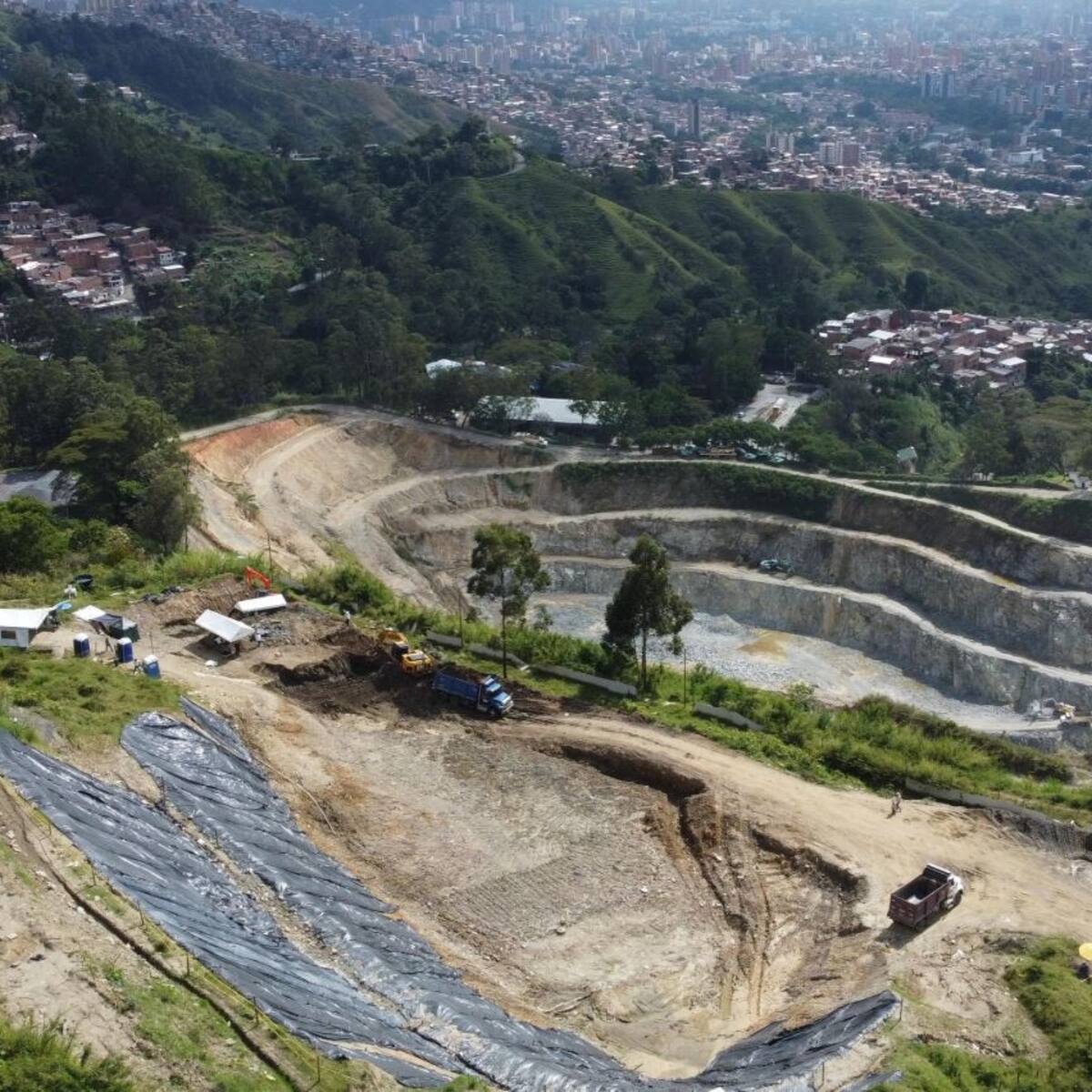 La alcaldía instalará cámaras de seguridad y vigilancia física en la Escombrera de Medellín