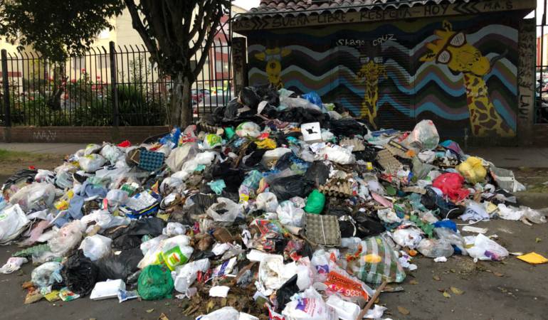 Basura en Bogotá
