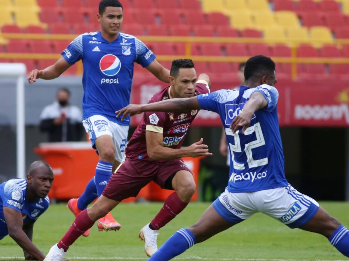 Millonarios cae ante Tolima y llega a su tercera derrota en línea