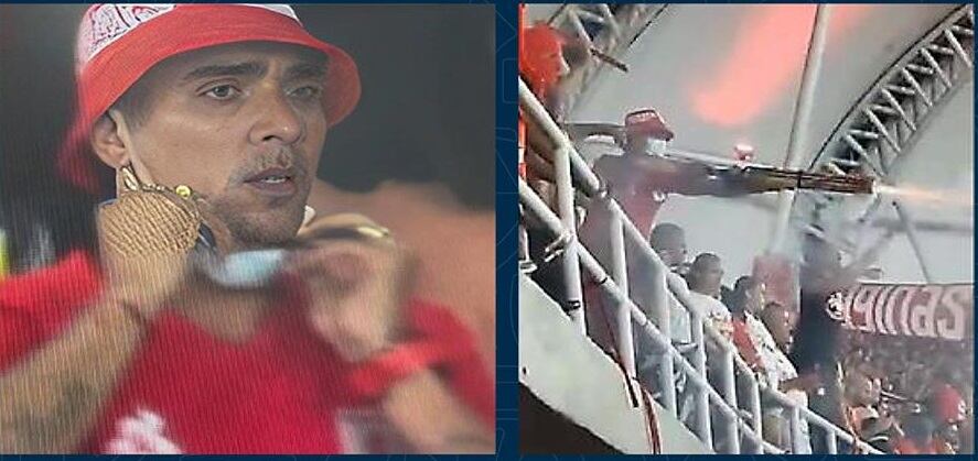 Este es el responsable de los desmanes registrados el pasado domingo en el estadio olímpico Pascual Guerrero.