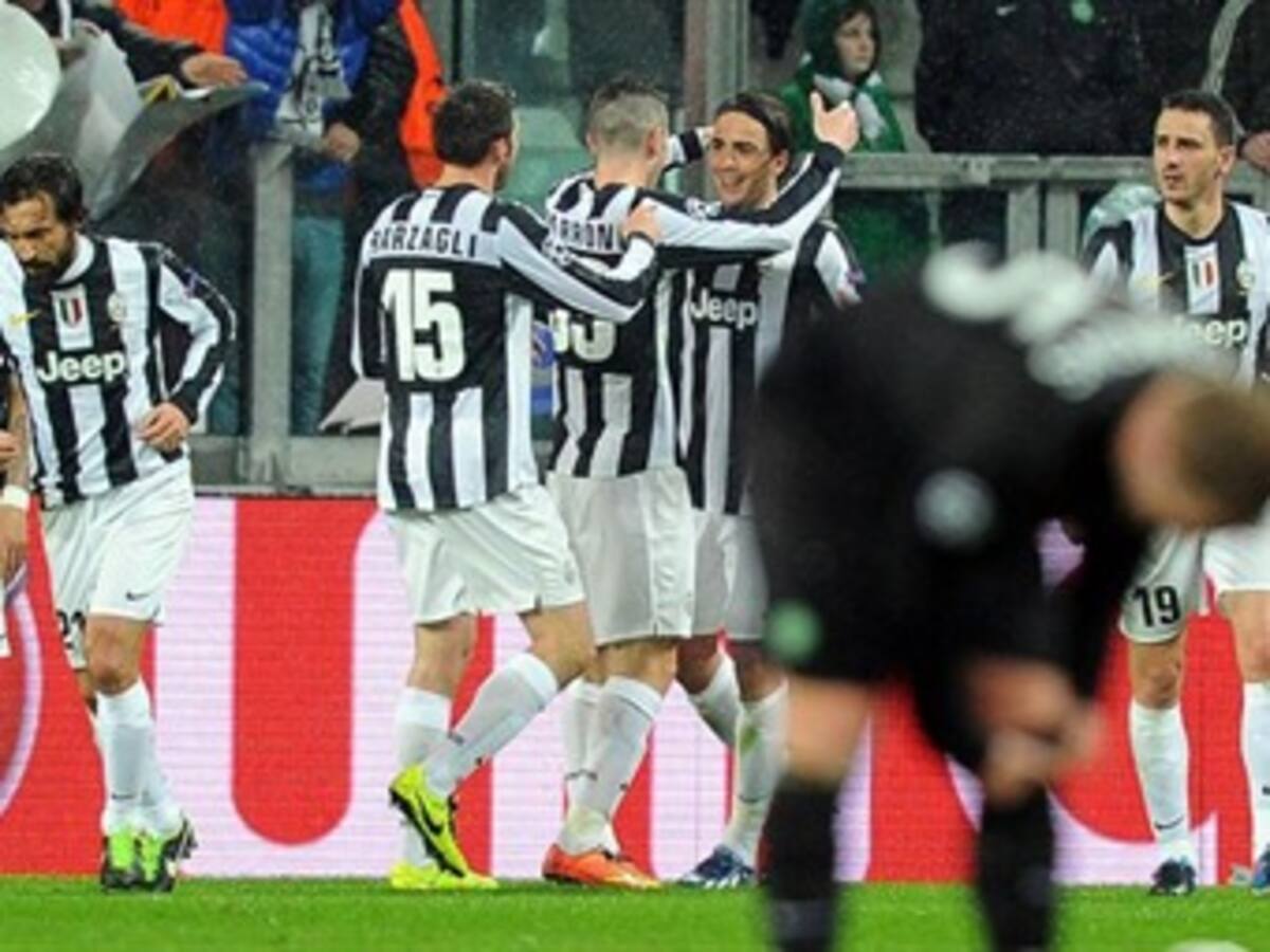 Juventus se divirtió con Celtic y ya está entre los mejores ocho de la Liga de Campeones