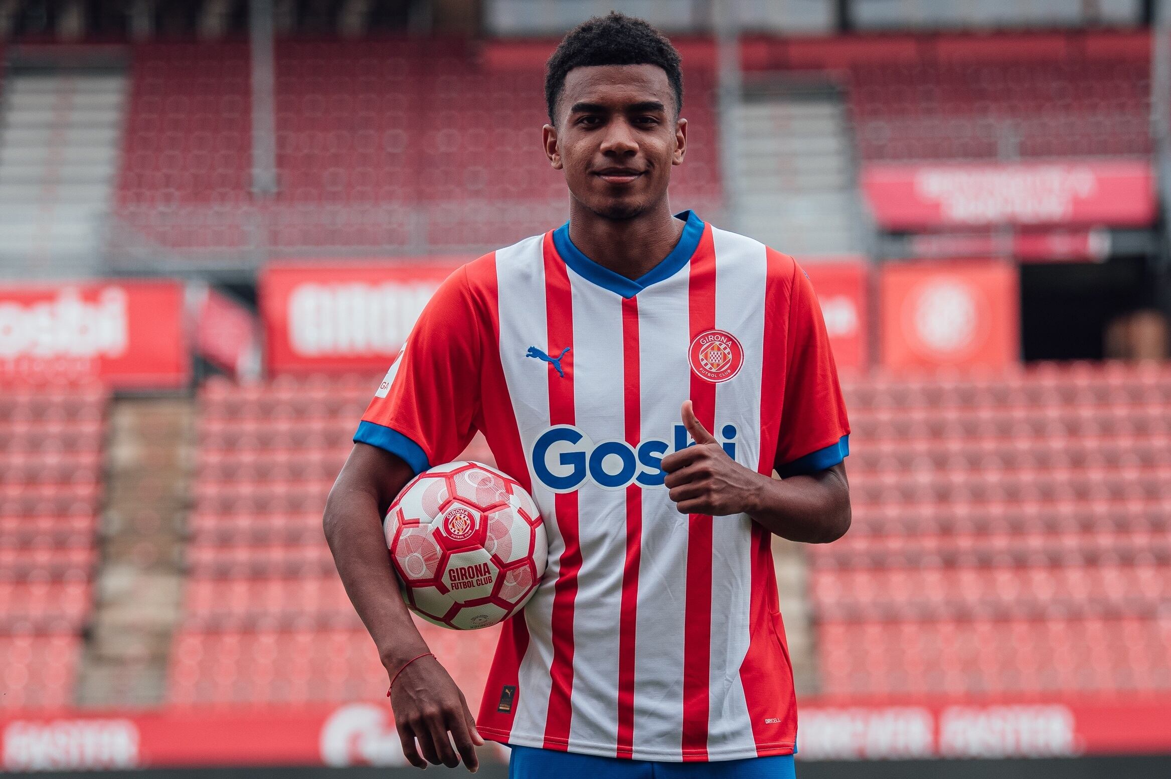 Jhon Solís, futbolista colombiano que llegó al Girona de España / Foto: @GironaFC