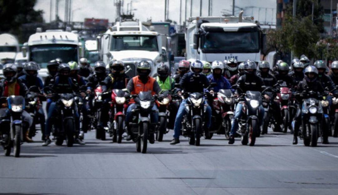 Más de 500 clubes de moteros participarán en movilización de hoy en Bogotá