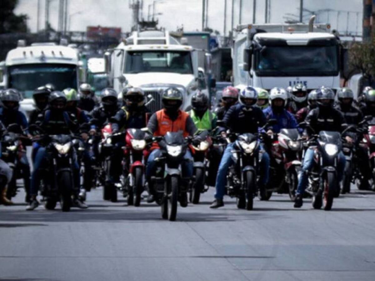 Paro de motociclistas en Bogotá: hay acuerdo con MinTransporte por Soat