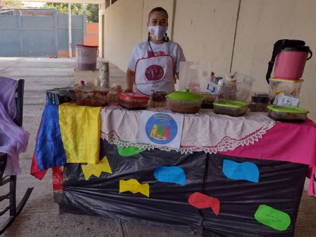 La tradicional plaza también ofrece productos para preparar comidas en casa