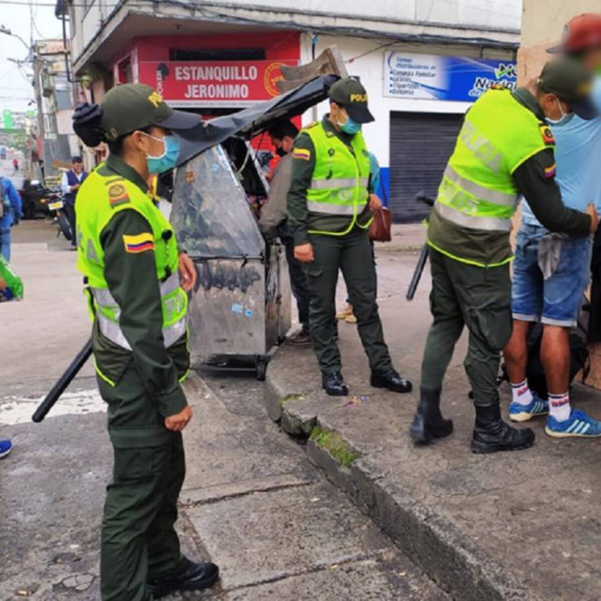 Cuatro personas detenidas en Manizales durante el fin de semana