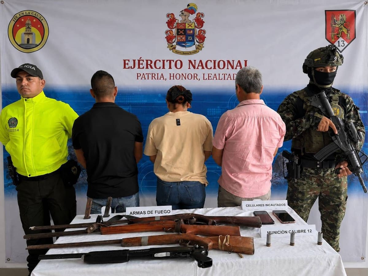 Tres presuntos integrantes del ELN fueron capturados en Norte de Santander