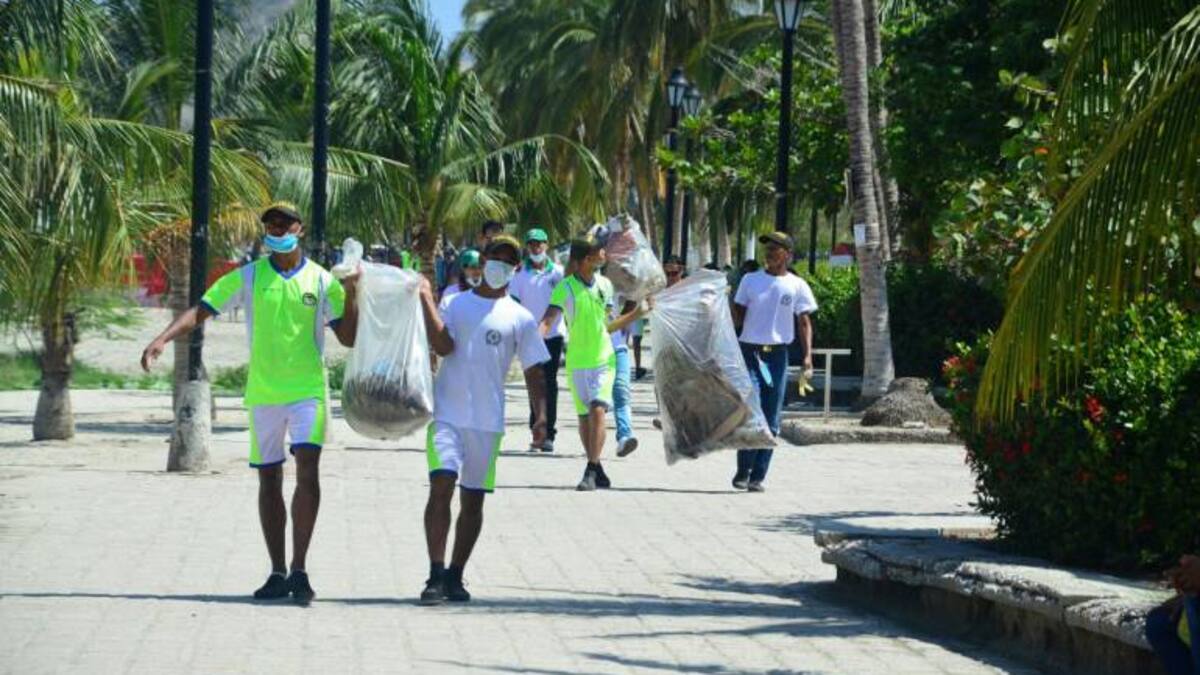 En marcha plan de contingencia del servicio de aseo de Santa Marta por los Juegos Bolivarianos