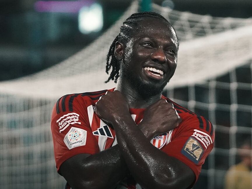 Yimmi Chará, atacante del Junior de Barranquilla / @JuniorClubSA