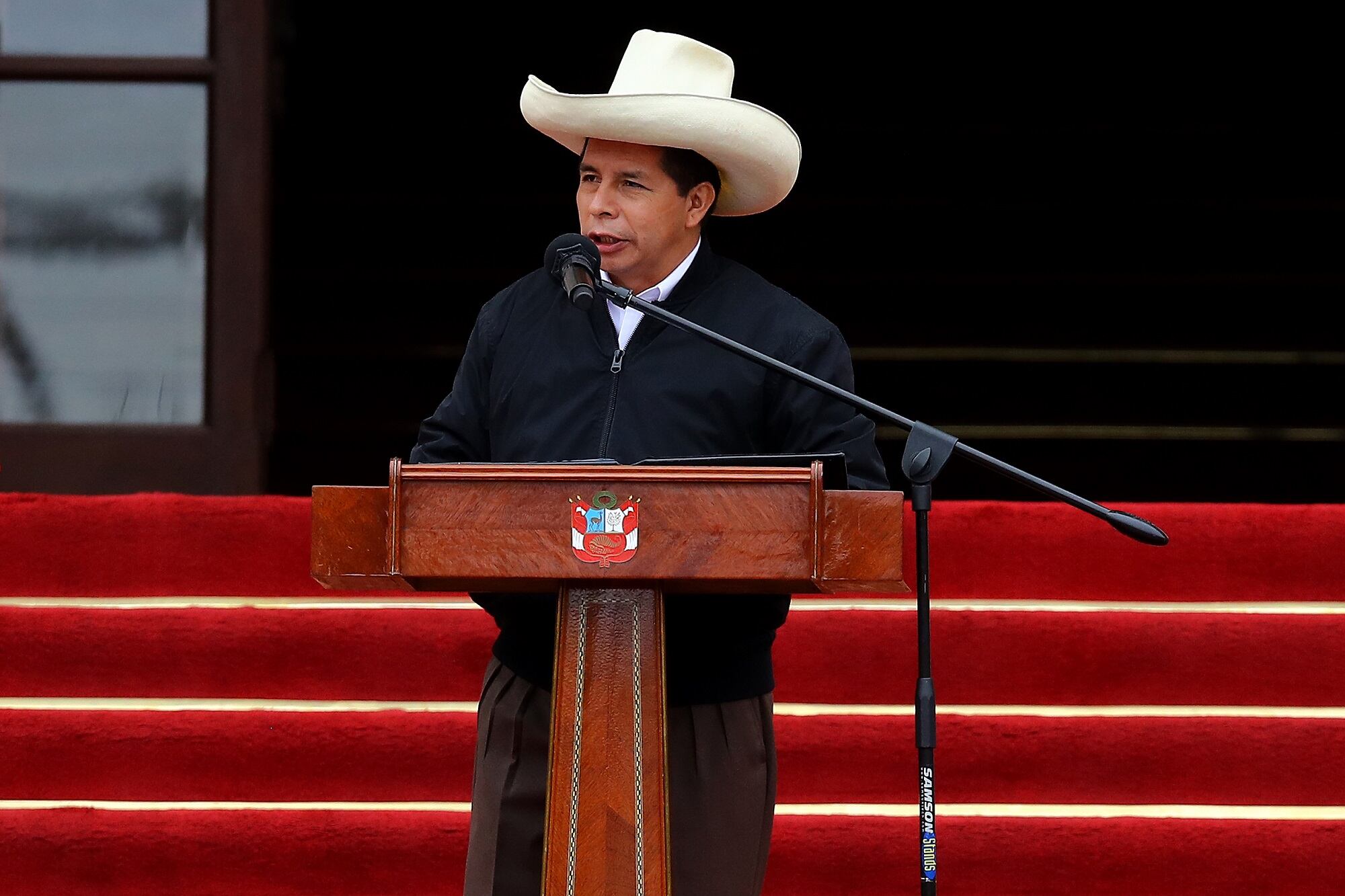 Pedro Castillo, presidente de Perú (Photo by Leonardo Fernandez/Getty Images)