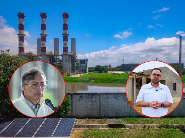 Gustavo Petro mostró su enojo en contra de Edwin Palma, ministro de Minas y Energía, por la nueva adjudicación que favoreció la creación de una planta térmica. Foto: Getty Images/ Ministerio de Minas y Energía.