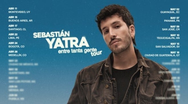 SEBASTIAN YATRA ENTRE TANTA GENTE TOUR CORTESIA UNIVERSAL COL