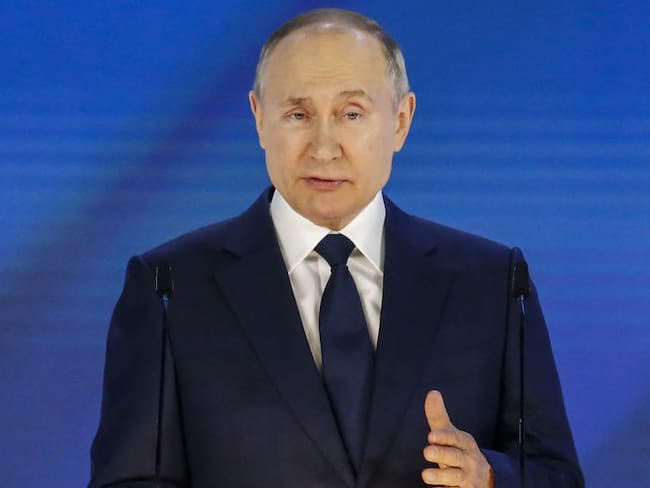Vladimir Putin en el discurso anual del Estado de la Nación