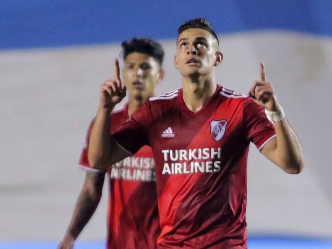 Rafael Santos Borré, el máximo goleador de la era Gallardo en River Plate.