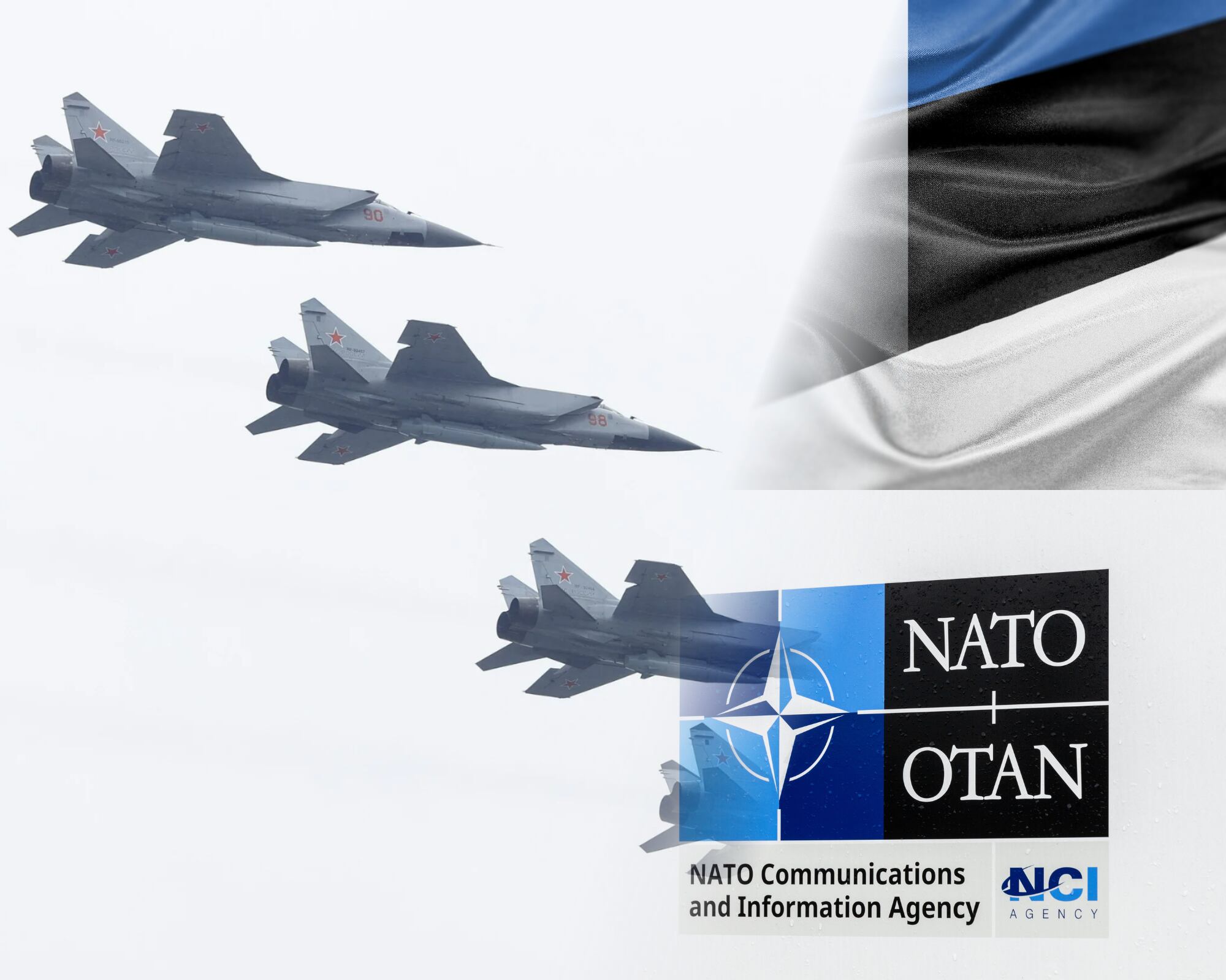 Tres cazas rusos MIG-31 permanecieron 12 minutos en el espacio aéreo de Estonia sin permiso. 
(Foto:    Caracol Radio / Getty)