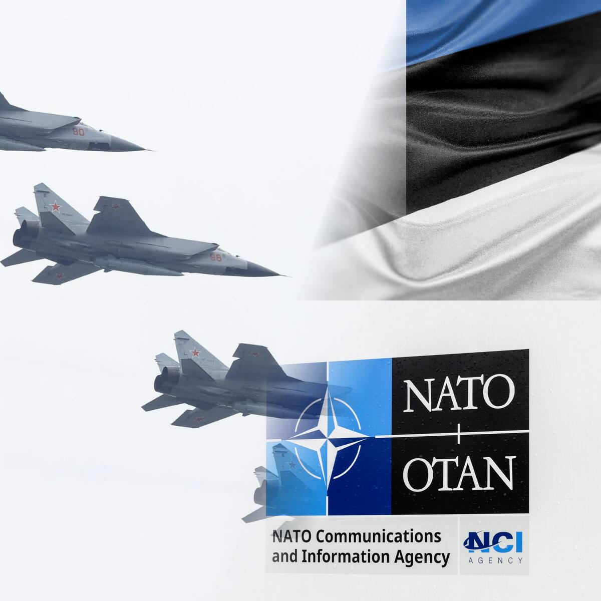 Cazas rusos violaron el espacio aéreo de Estonia y hubo intervención de aviones de la OTAN