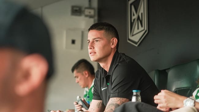 James Rodríguez está listo para debutar con Atlético Nacional: rival, fecha y hora del partido / @nacionaloficial