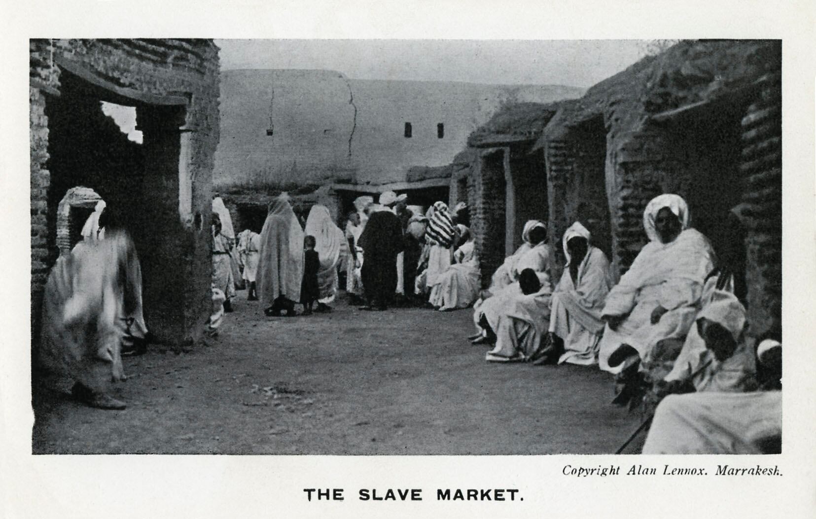 Mercado de esclavos en Marruecos.
(Foto:   Culture Club/Getty Images)