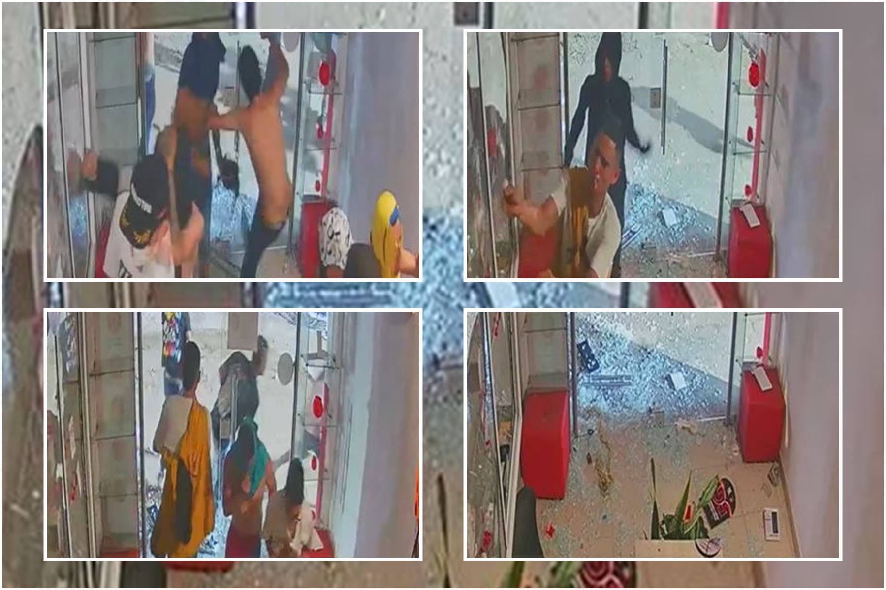 Robo en una tienda de celulares en Ibagué