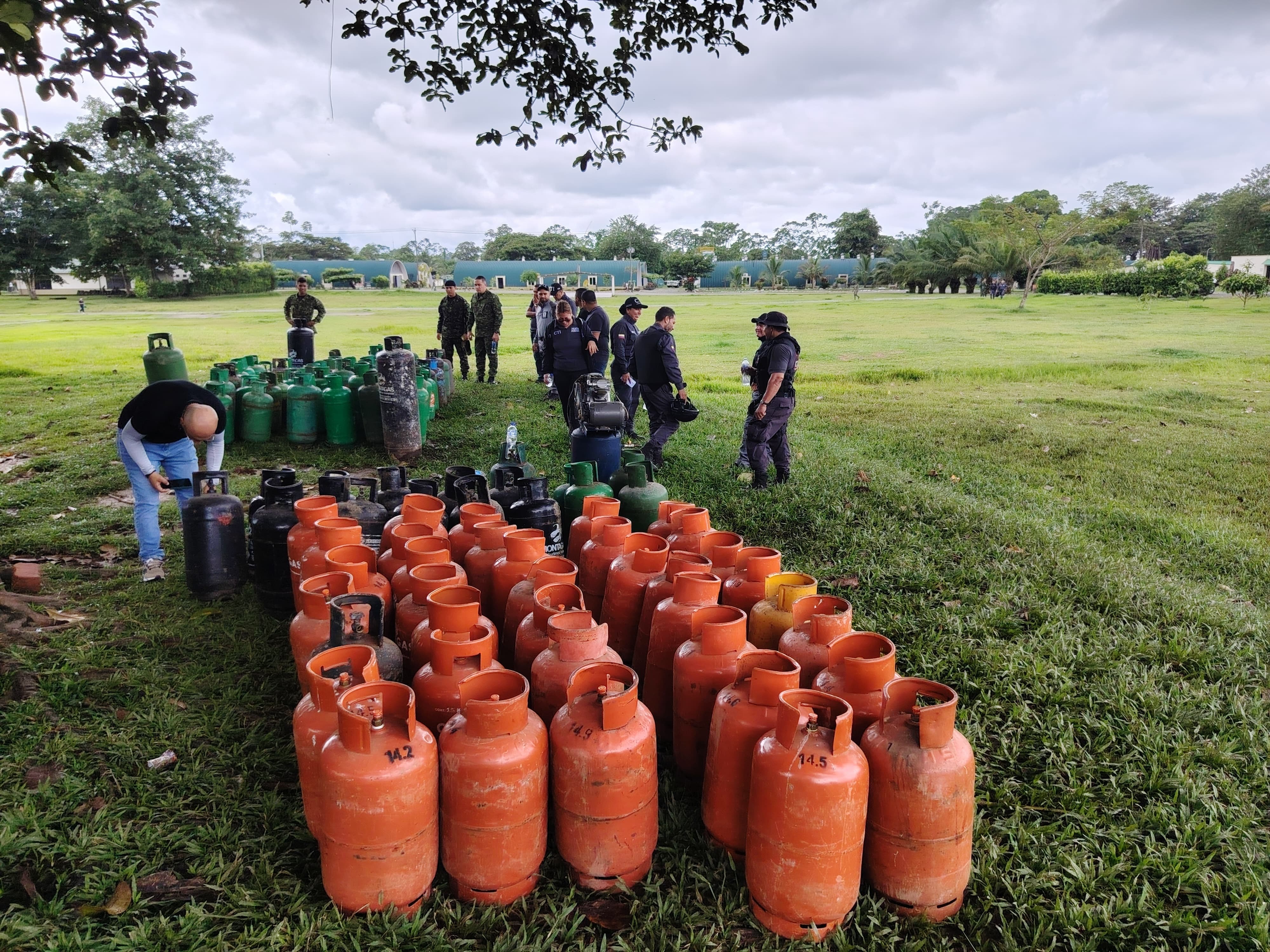Incautación de material explosivo | Foto: Ejército