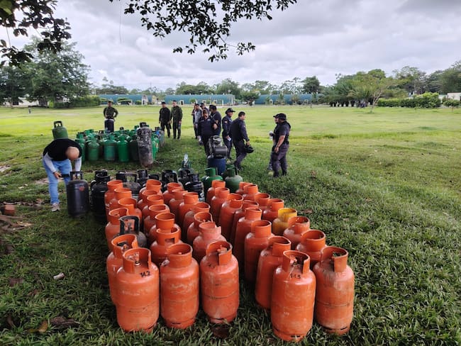 Incautación de material explosivo | Foto: Ejército