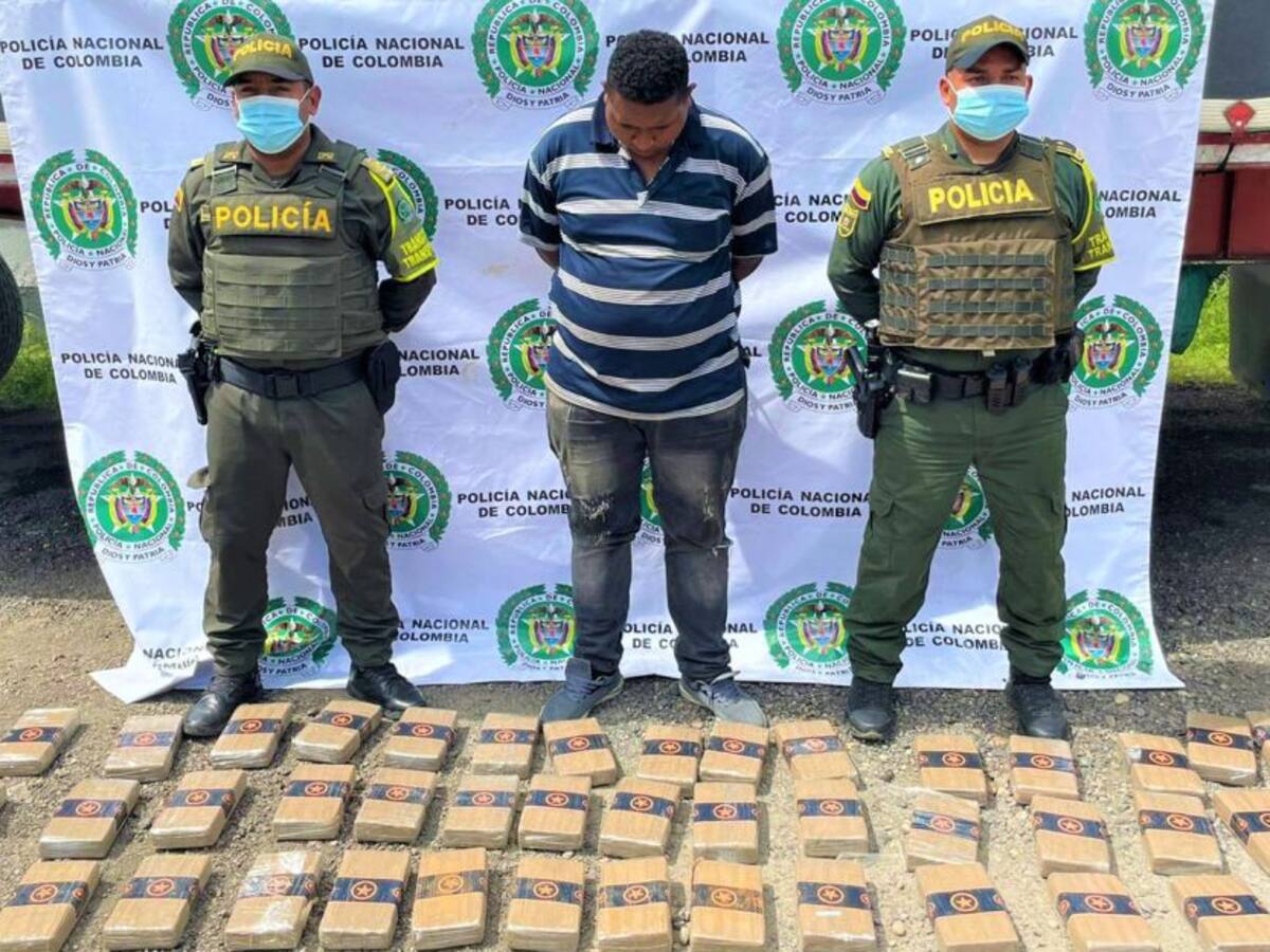 Ocultaba 491 kilos de cocaína en tubos de PVC