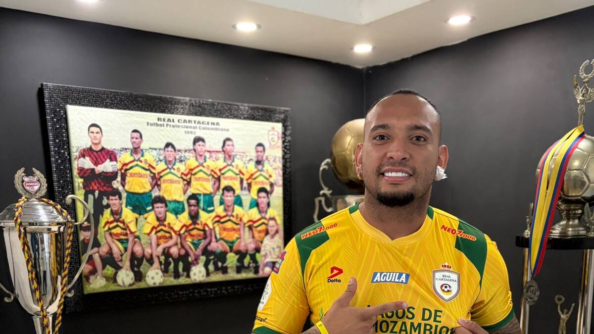 Volante creativo Jarlan Barrera fue presentado como nuevo jugador de Real Cartagena