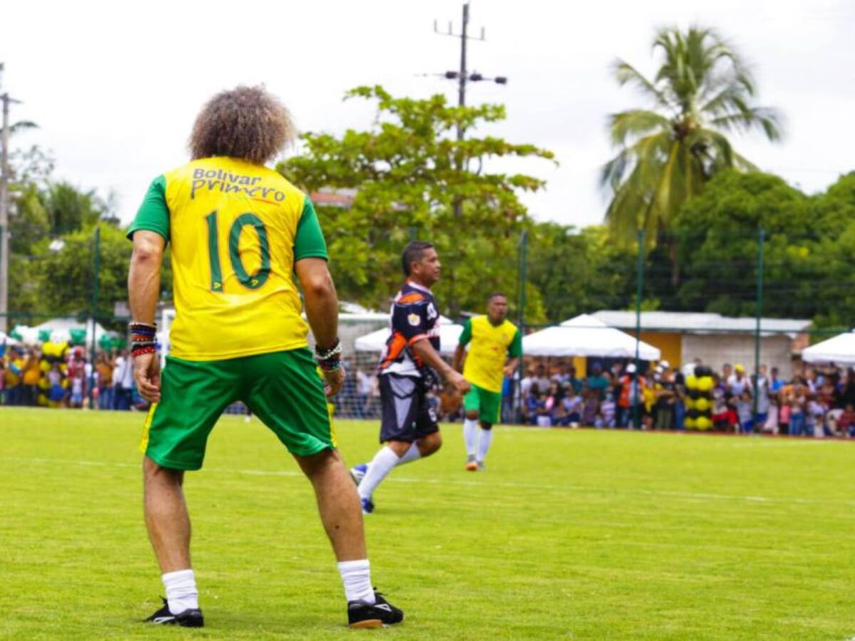 En San Pablo Sur de Bolívar se inauguró la cancha fútbol 9 Isidro Contreras