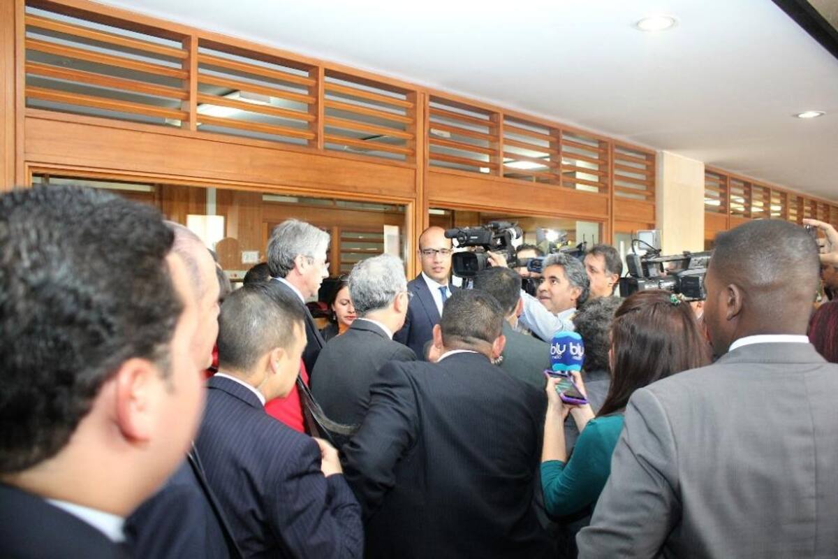 El senador del Polo Democrático Iván Cepeda fue el citante del debate en el Congreso donde pretende demostrar los nexos de Álvaro Uribe con ilegales.