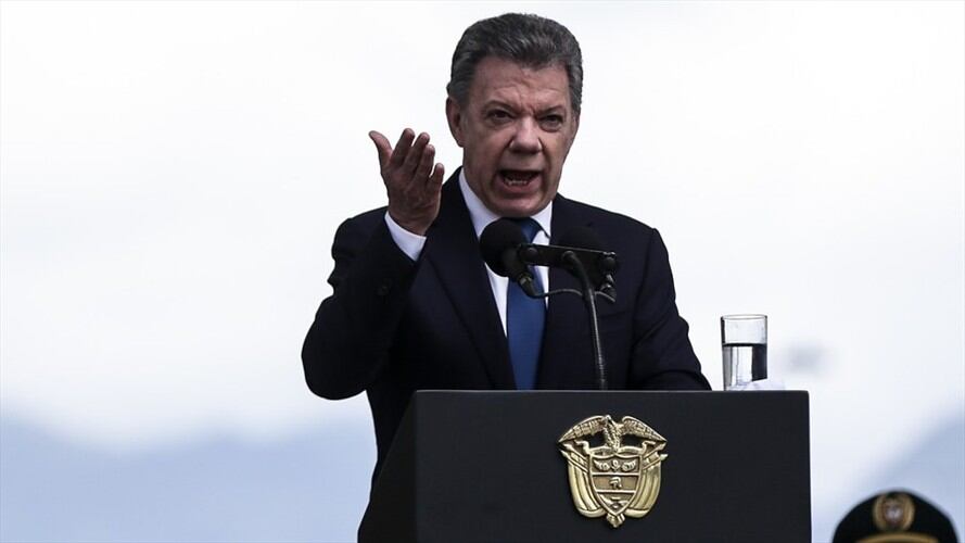 Vamos a protocolizar un fondo común para financiar la infraestructura: Santos. Foto: Colprensa