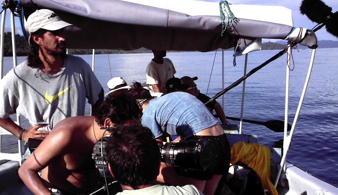 Rodaje "La esposa de pescador"