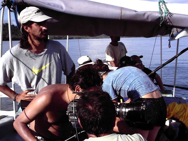 Rodaje "La esposa de pescador"