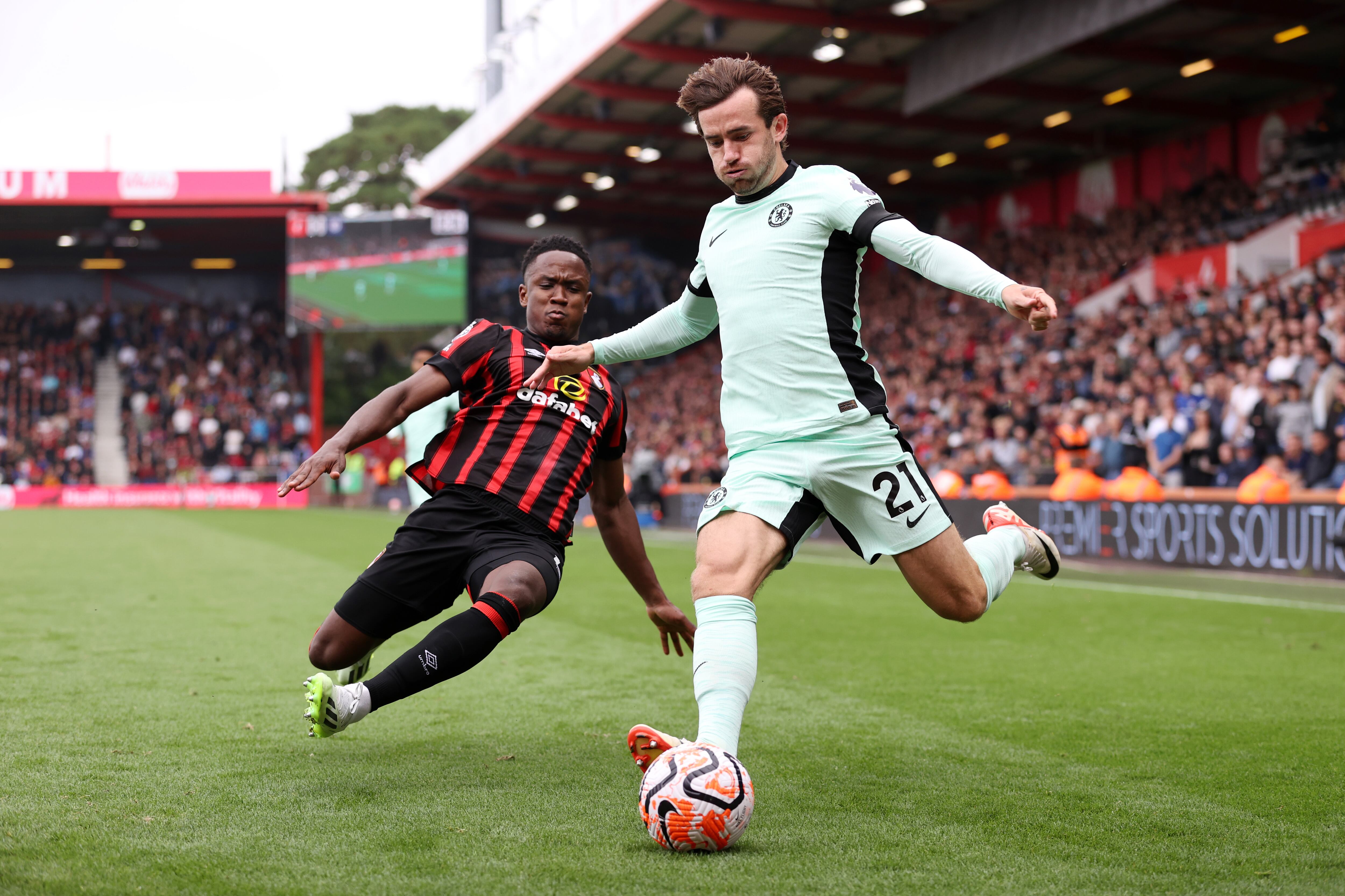 Luis Sinisterra en su debut con el Bournemouth. (Photo by Ryan Pierse/Getty Images)