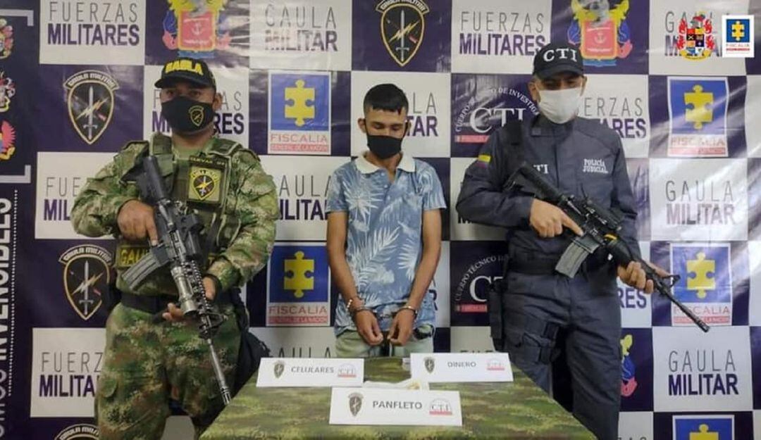 Capturado presunto extorsionaba de las Farc