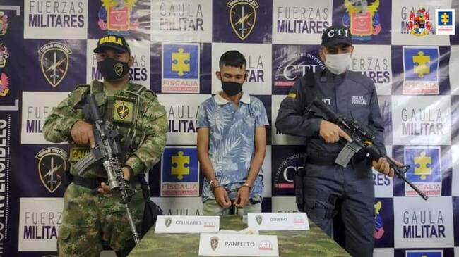 Capturado presunto extorsionaba de las Farc
