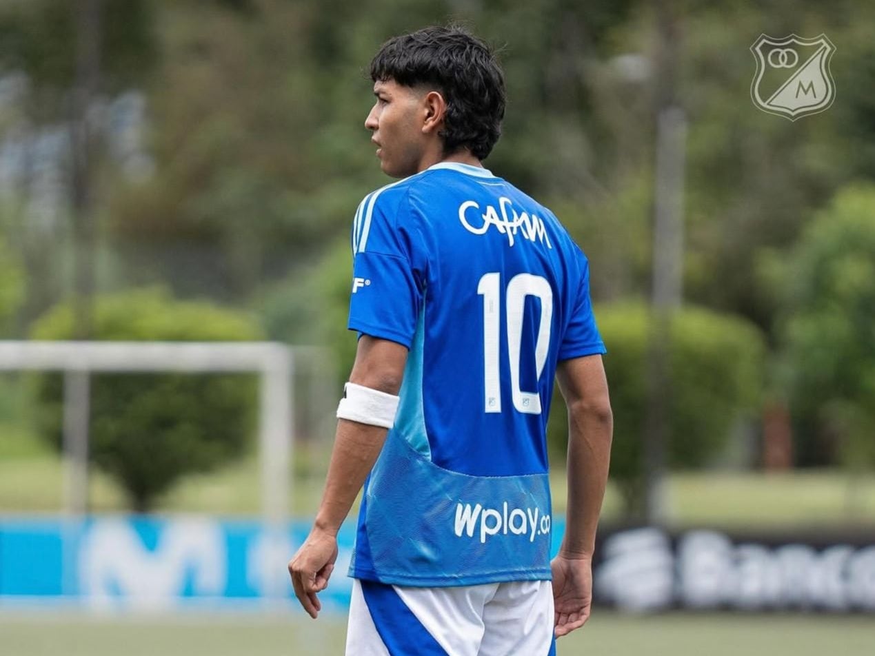 Santiago Castrillón, jugador Sub-20 fallecido en Millonarios / Millonarios FC.