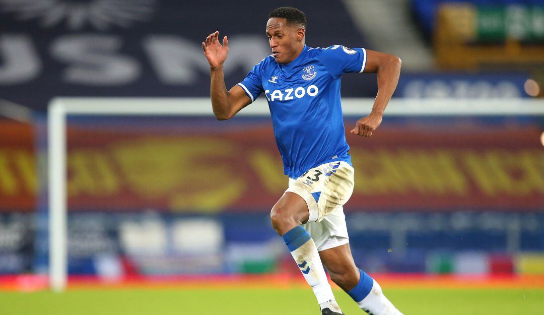 Yerry Mina es el jugador con más duelos individuales ganados en la presente temporada de la Premier League.