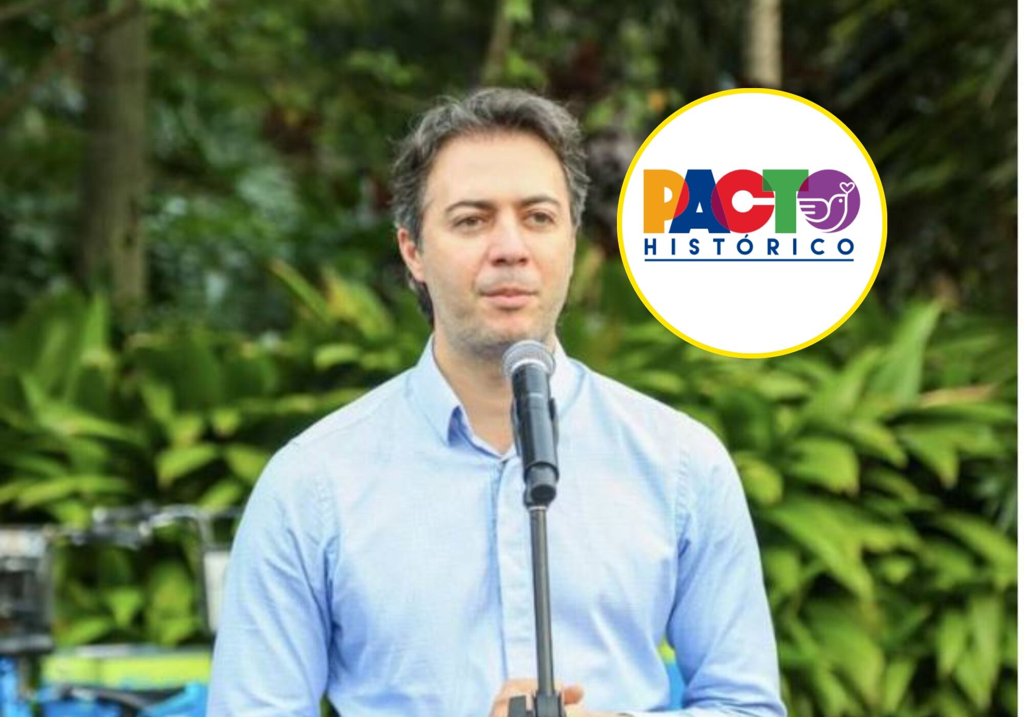 No sería efectiva la decisión del precandidato Daniel Quintero de retirarse de la consulta del Pacto Histórico. Foto: Alcaldía de Medellín / Pacto Histórico.