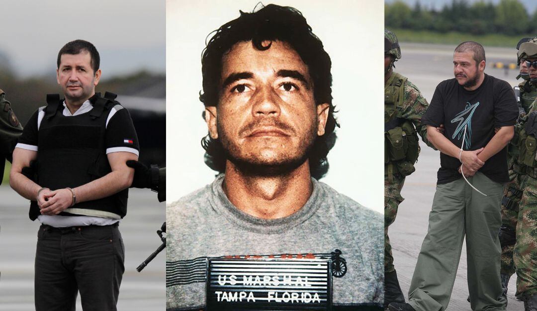 Narcotraficantes colombianos más conocidos que han sido extraditados a Estados Unidos 