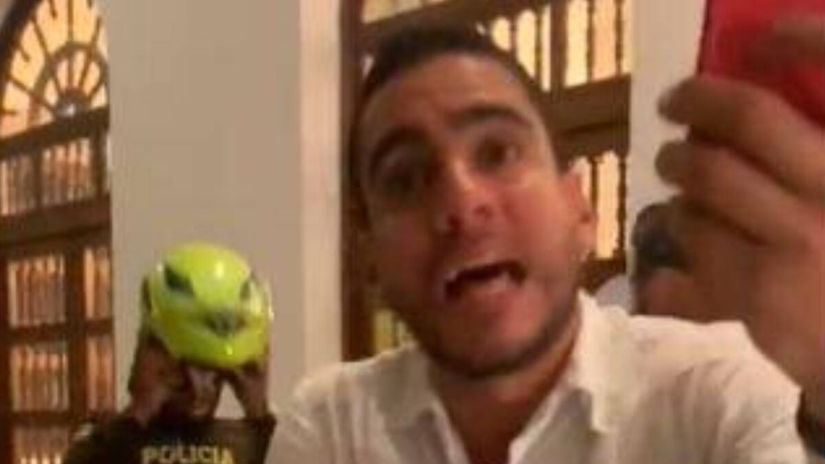 Video: senador Álex Flórez, en aparente estado de embriaguez, insultó a policía