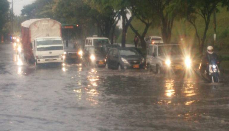 Los aguaceros están presentándose principalmente en las horas de la tarde. 