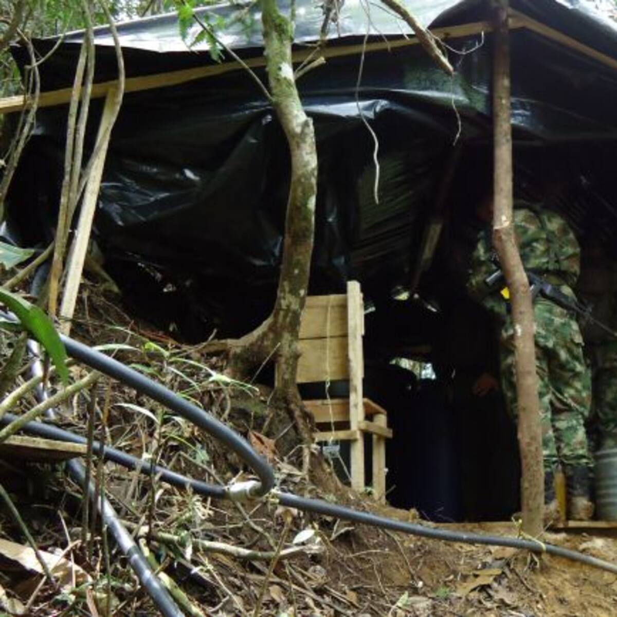 Destruyen laboratorio clandestino para procesar coca en Miraflores, Boyacá