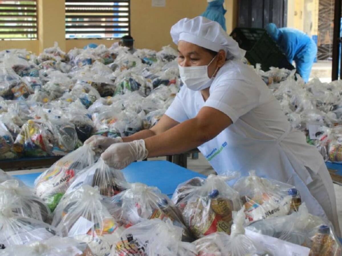 En Magangué – Bolívar, inician segunda entrega de kits del PAE