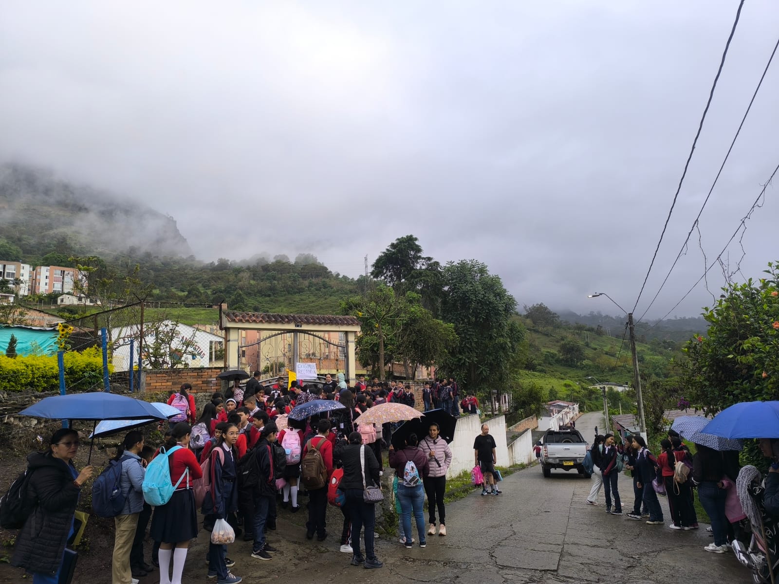 Paro indefinido en colegio de Labateca, Norte de Santander, por falta de rector y docentes. / Foto: Cortesía.