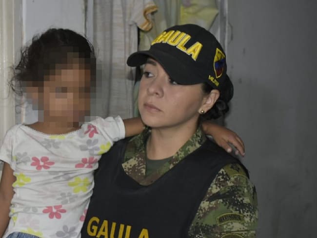 Gaula Militar Valle recupera menor venezolana reportada como secuestrada