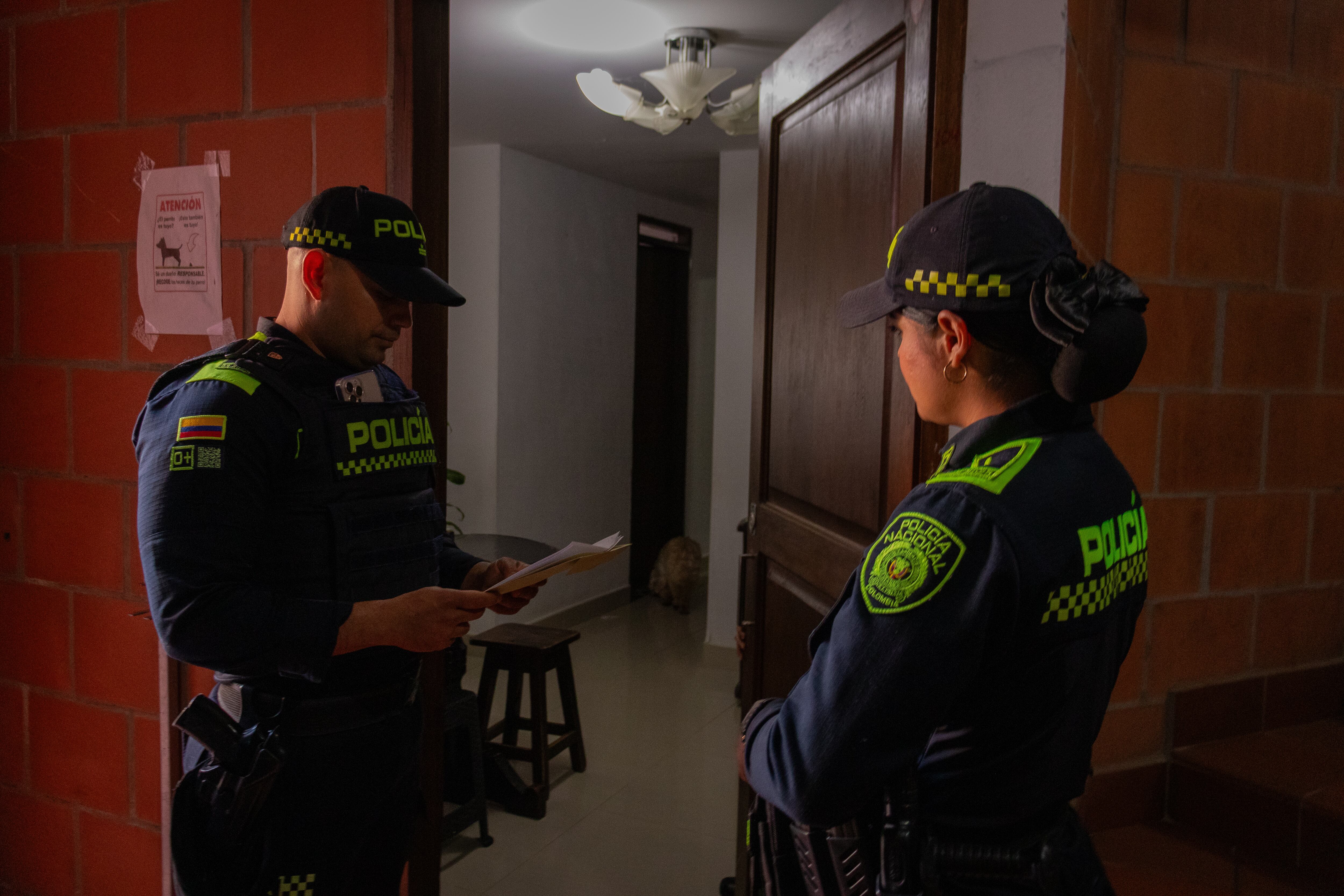 'Operación Justicia' contra la violencia intrafamiliar. Foto: Alcaldía de La Ceja