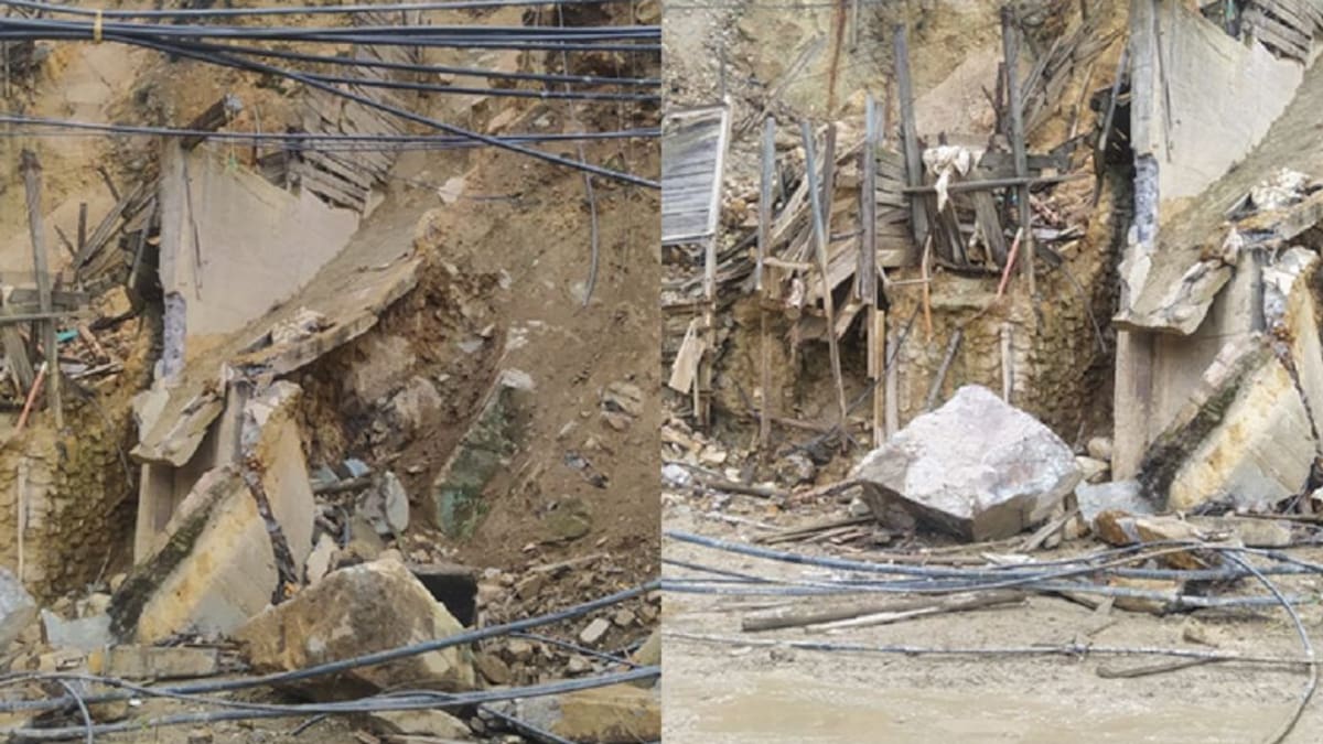Siete mineros salen ilesos tras la caída de una roca