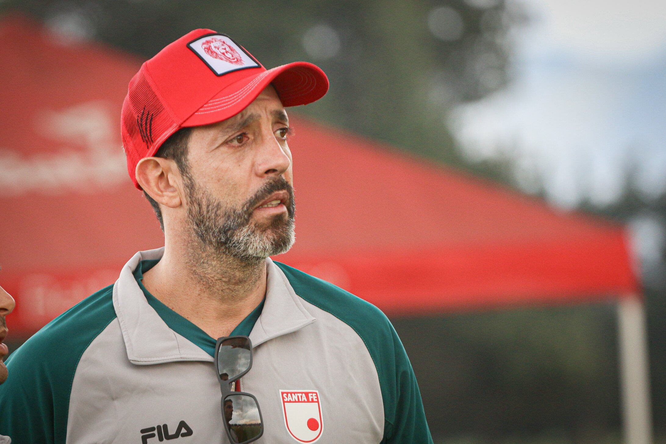 Jorge Bava, entrenador de Independiente Santa Fe / @SantaFe