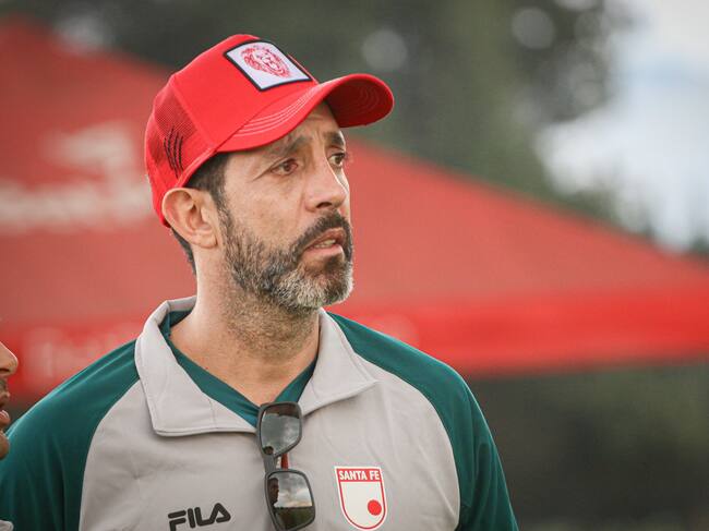 Jorge Bava, entrenador de Independiente Santa Fe / @SantaFe