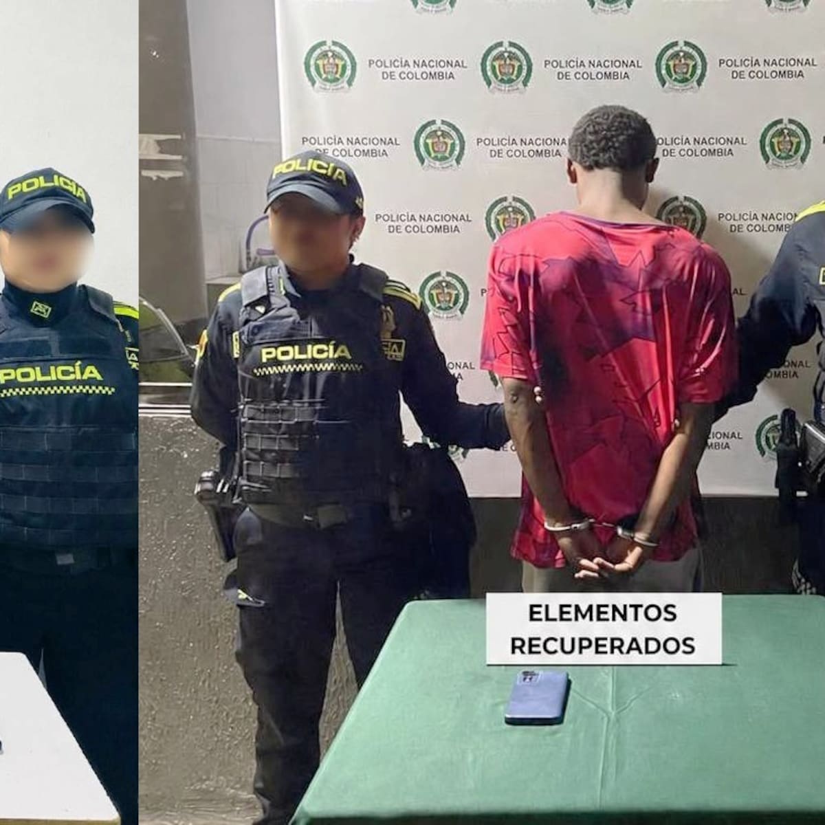 Capturados tres presuntos delincuentes y la recuperación de igual número de celulares